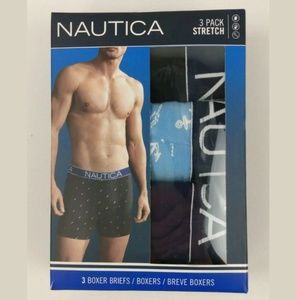 🔥🔥 NEW Nautica Mens Large 36-38 Boxer Briefs